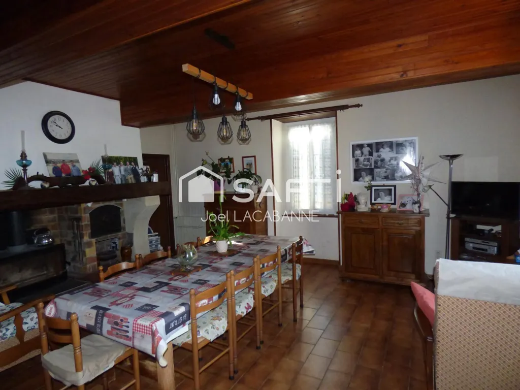 Sala da pranzo - Character House with Garden in Castelnau-Rivière-Basse