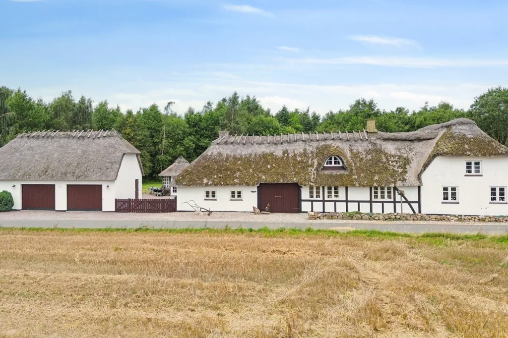 Välivaade - Historic Timber Frame House with Private Forest near Bogense