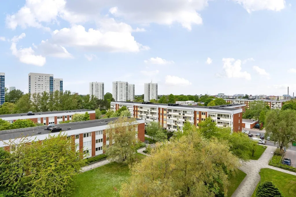Õhuvaade - Renovated Apartment with Balcony in Malmö