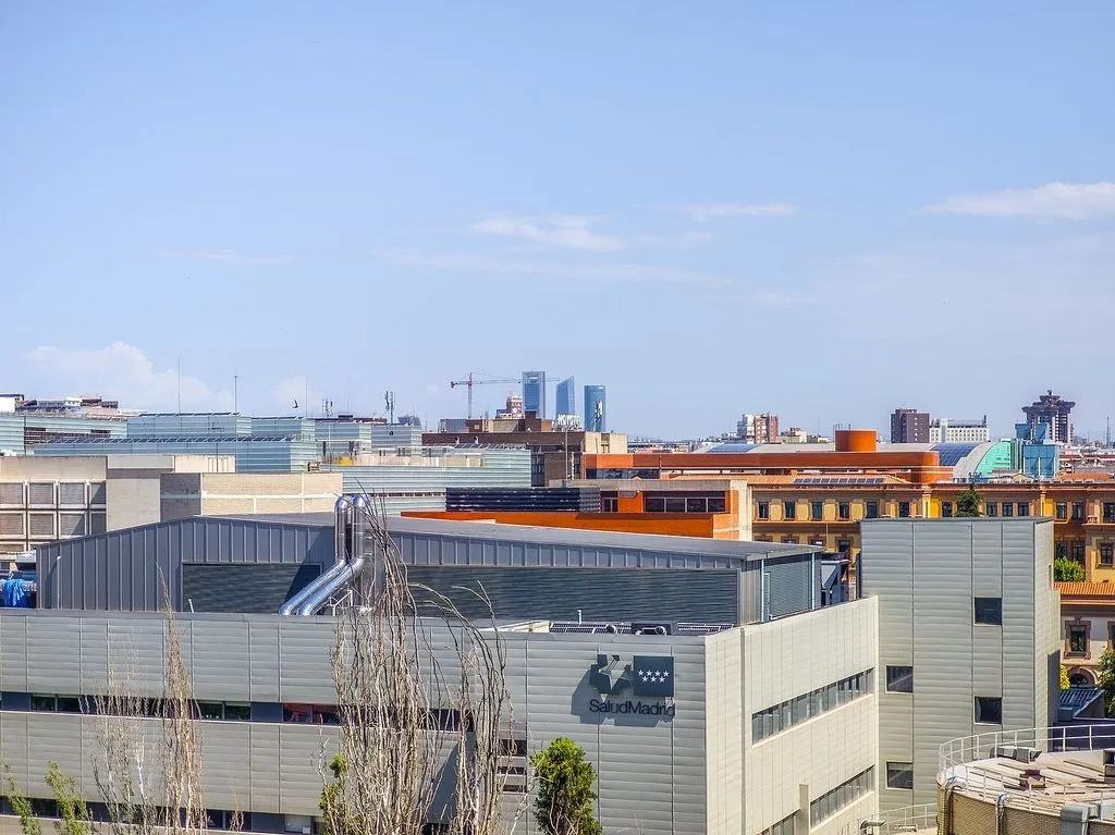 Balcon - Apartment with Air Conditioning in Retiro, Madrid