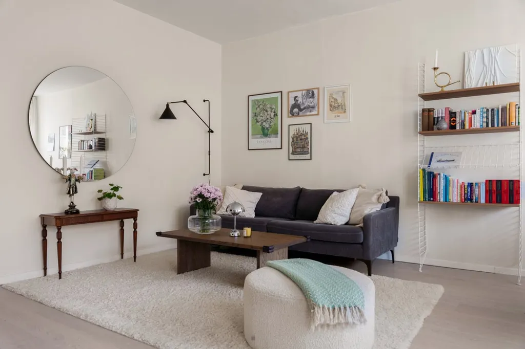 Soggiorno - Two-Bedroom Flat with Open Plan in City Centre