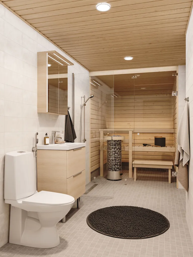 Vannitoad - New Build Studio with Glazed Balcony in Kaleva