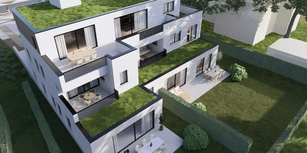 Vista aerea - Modern Apartment with Terrace in Temse