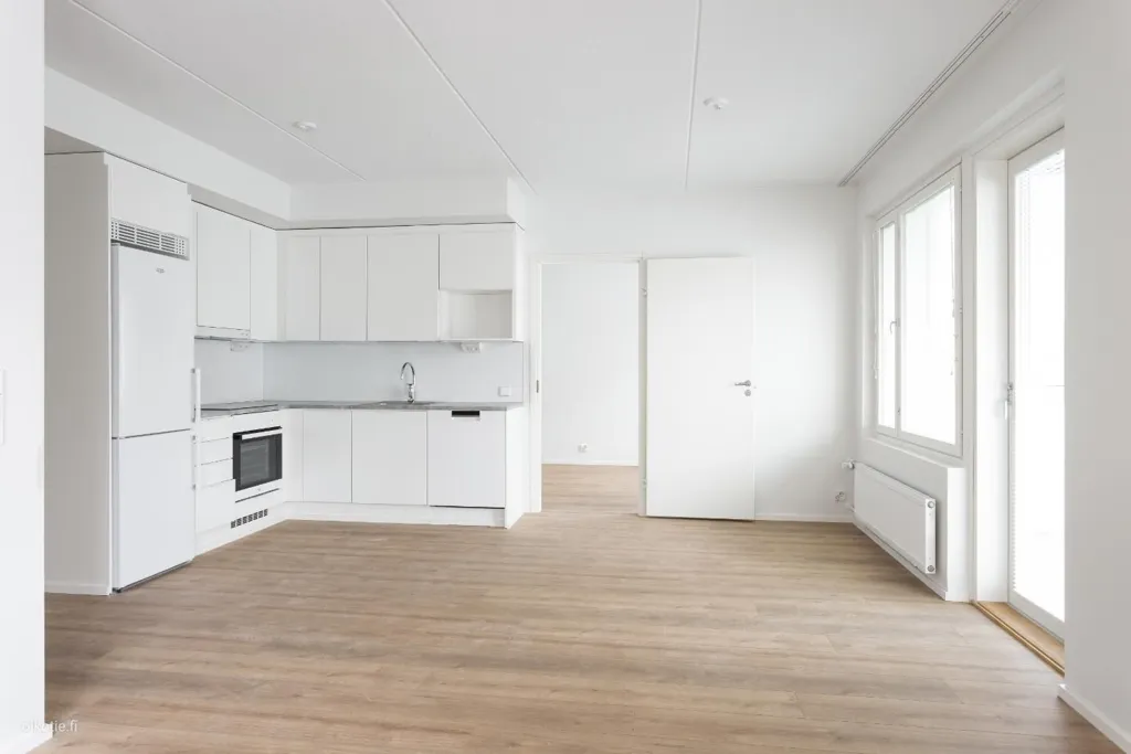 Köök - Apartment with Glazed Balcony in Espoo