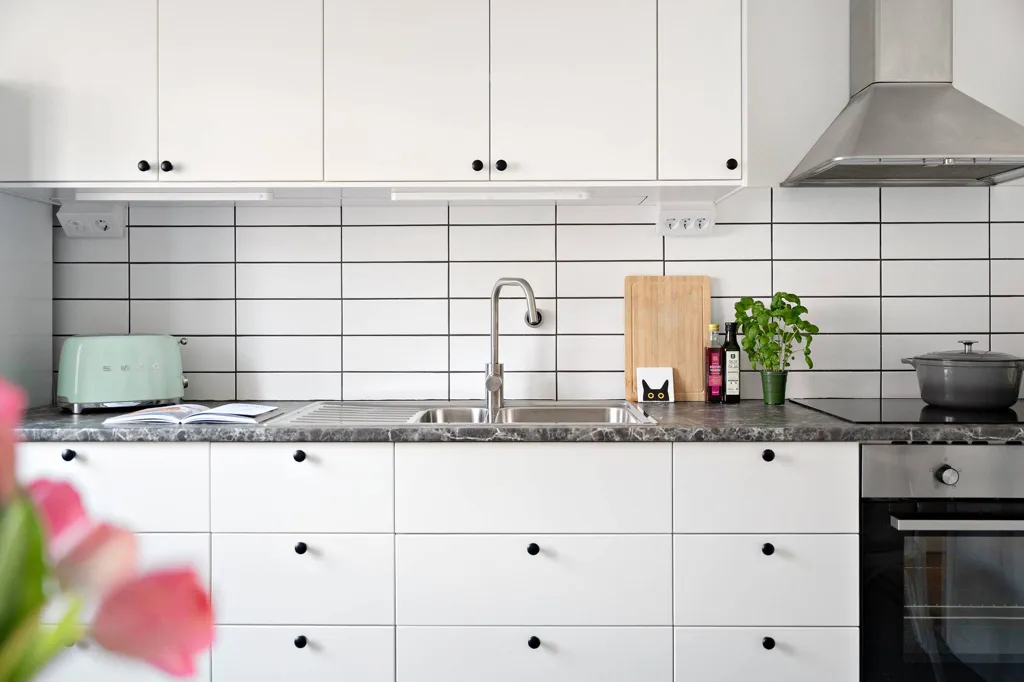 Kitchen - Studio Flat with Garden in Stockholm