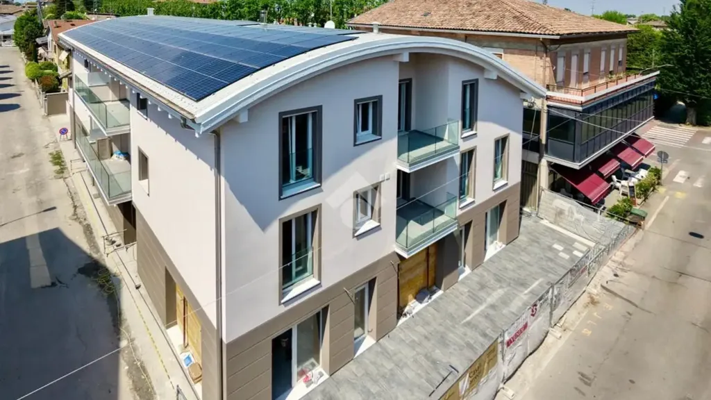 Õhuvaade - Newly Built Apartment with Balcony in Novellara