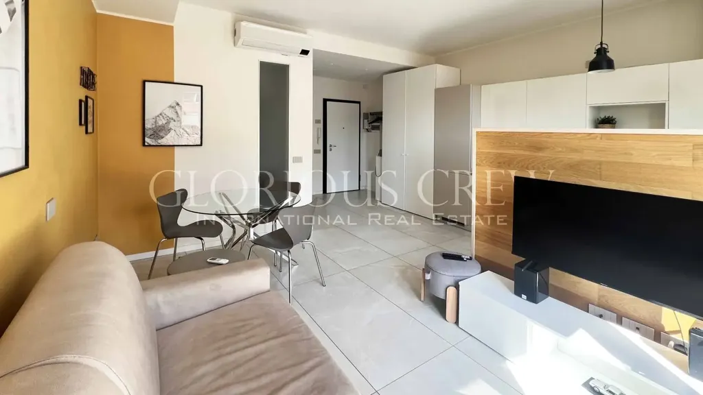 Séjour - Rented Duplex with Balconies in Milan