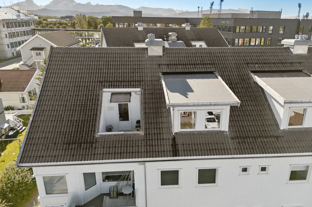Vue aérienne - 3-Bedroom Apartment with Balconies in Bodø