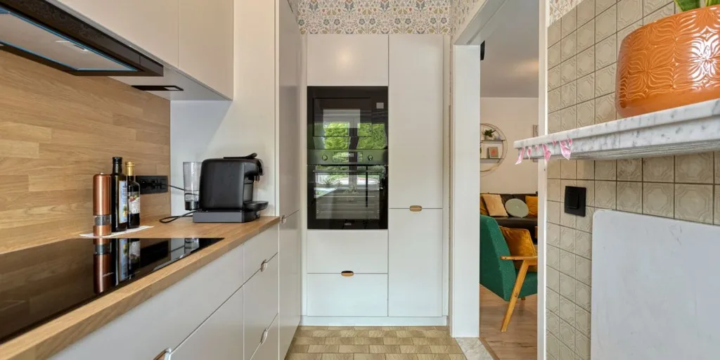 Köök - Ground Floor Apartment with Garden in Geel