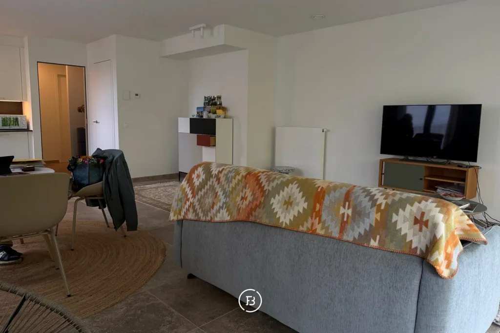 Séjour - Appartement avec Terrasse et Vue sur le Vert à Vaartdijk