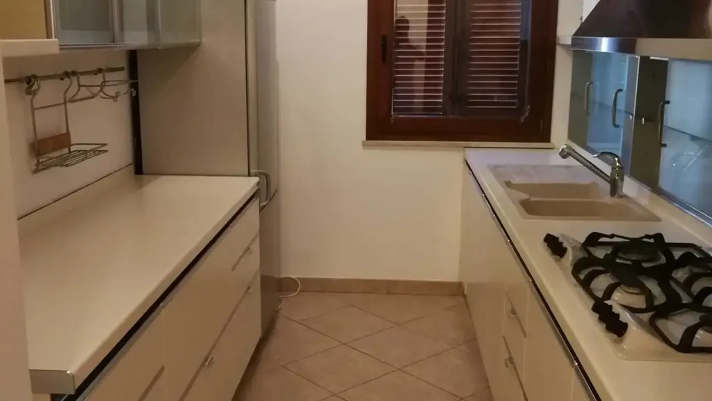 Cuisine - Two-Level Apartment with Terrace in Cesena