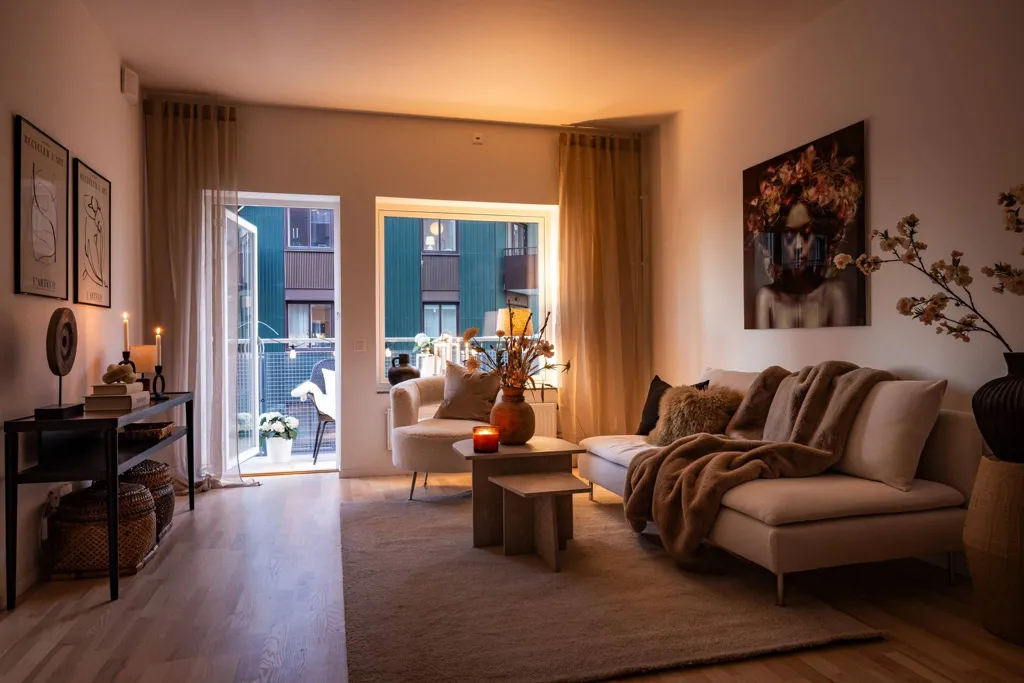 Elutuba - Modern Apartment with Balcony in Karlastaden
