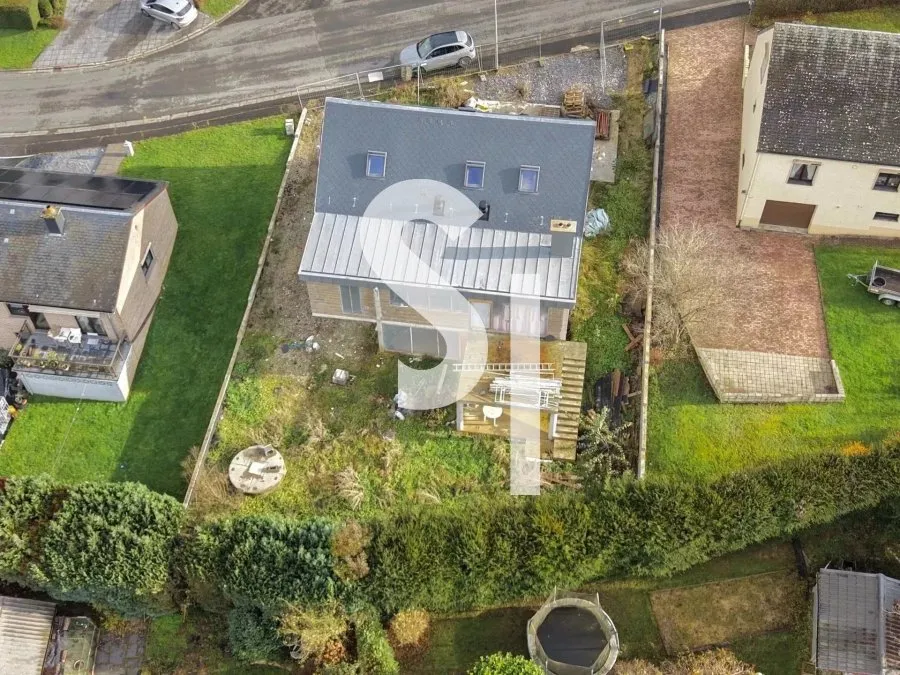 Vue aérienne - Maison à Rénover avec Jardin à Messancy