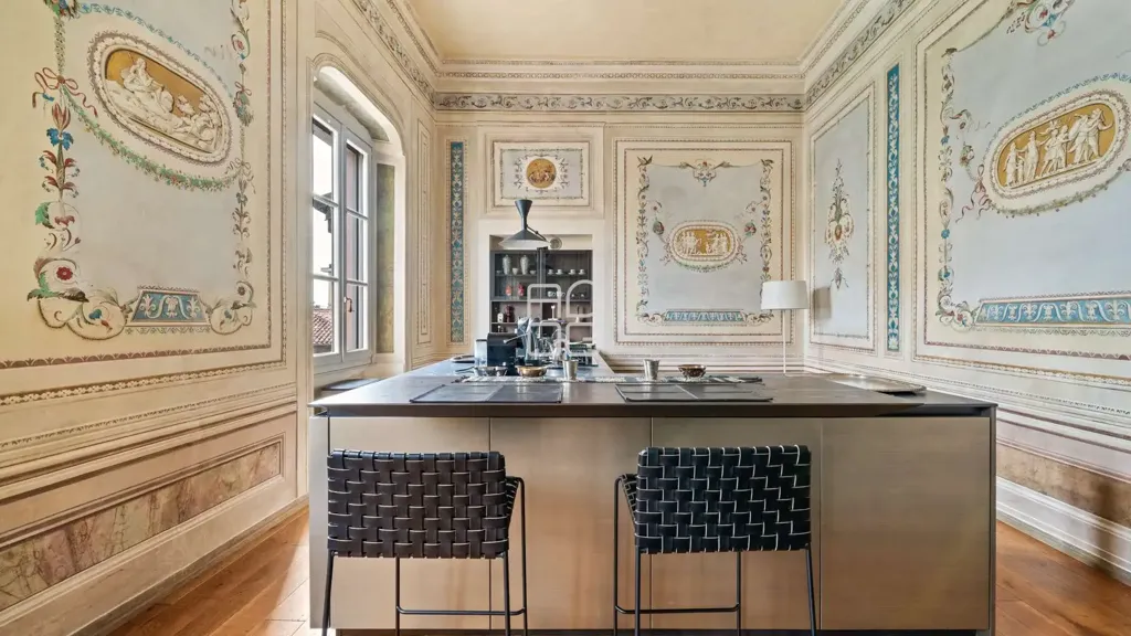 Kitchen - Historic Palazzo Apartment in Lonato
