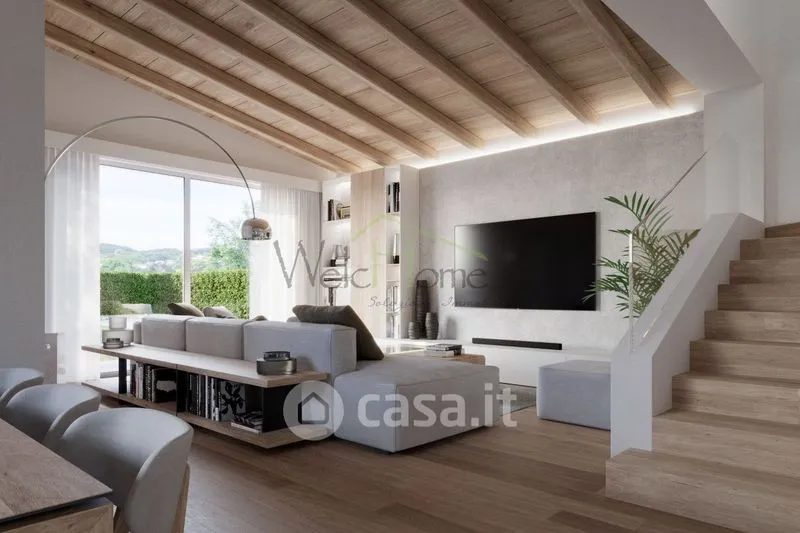 Wohnzimmer - Contemporary Villa with Garden in Albavilla