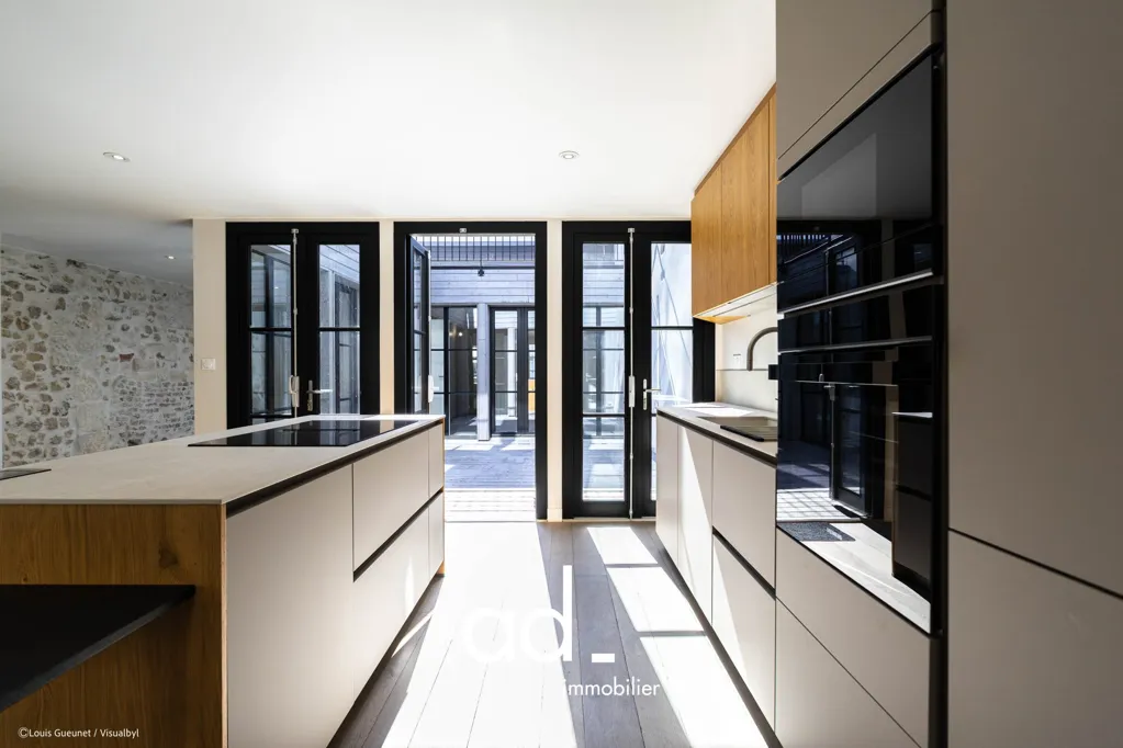 Cuisine - Appartement Luxe avec Terrasses à La Rochelle