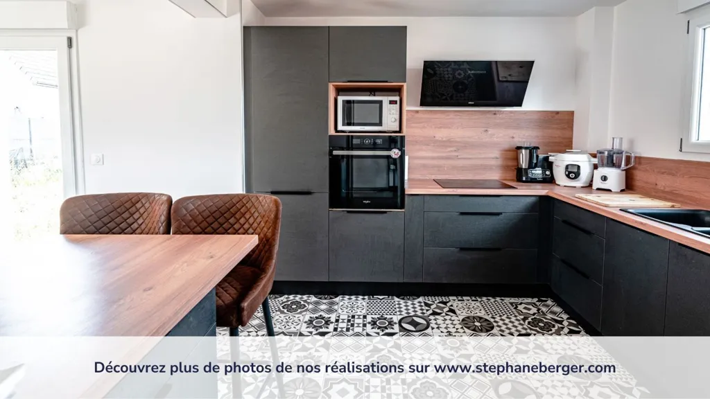 Kitchen - Contemporary House with Valley View in Fellering