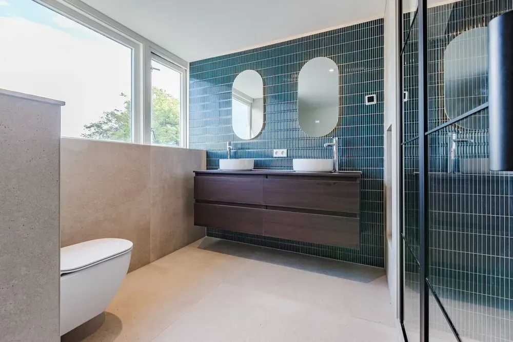 Salles de bain - Maisonnette with Church View in Heiloo