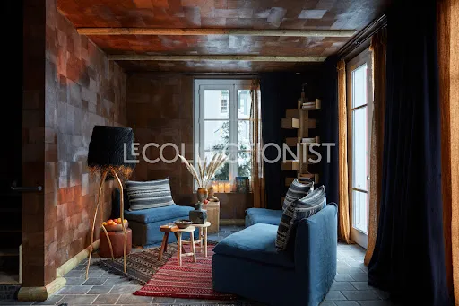 Séjour - Chalet de Luxe avec Piscine à Megève