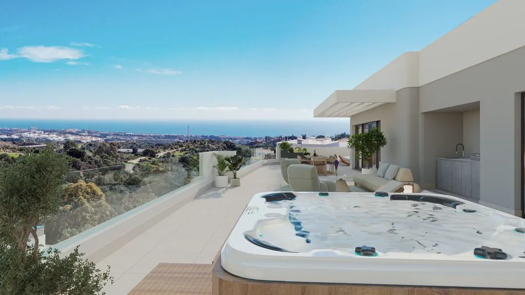 Terrasse - Luxury Apartment with Sea View in Marbella