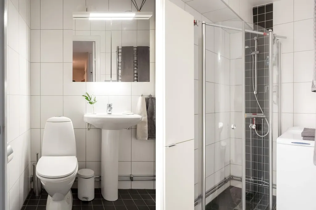 Bagni - Three-Room Apartment with Glass Balcony in Malmö