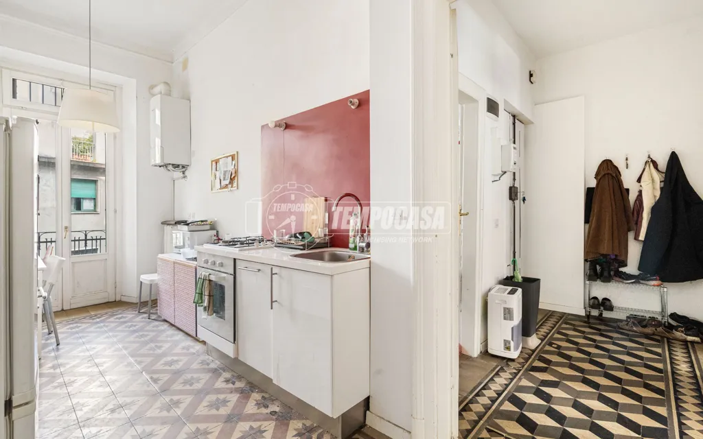 Köök - Spacious Flat with Balcony in Città Studi, Milan