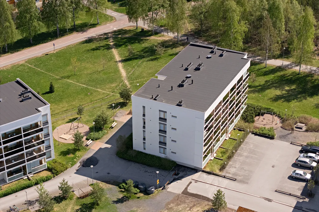 Õhuvaade - Modern Flat with Balcony in Linnanmaa, Oulu