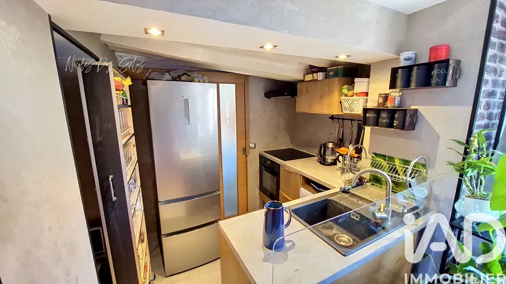 Köök - Charming T1 with Mezzanine in Le Plessis-Bouchard