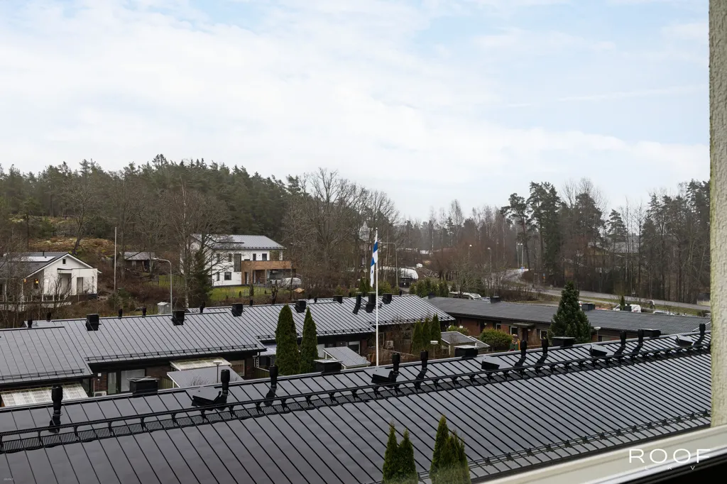 Õhuvaade - Flat with Glazed Balcony in Kirkkonummi