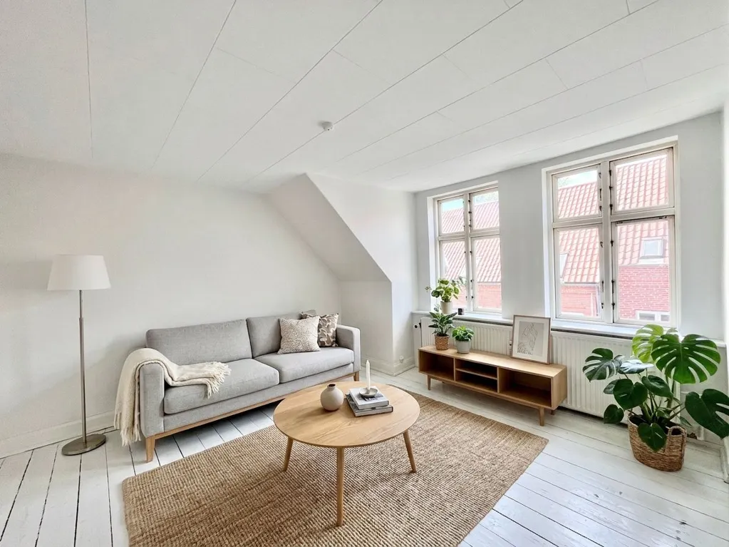 Séjour - 4-Bedroom Apartment with Central Location in Aalborg