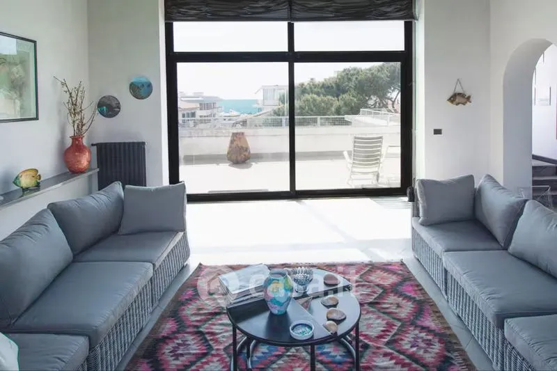 Séjour - Penthouse with Sea View in Viareggio