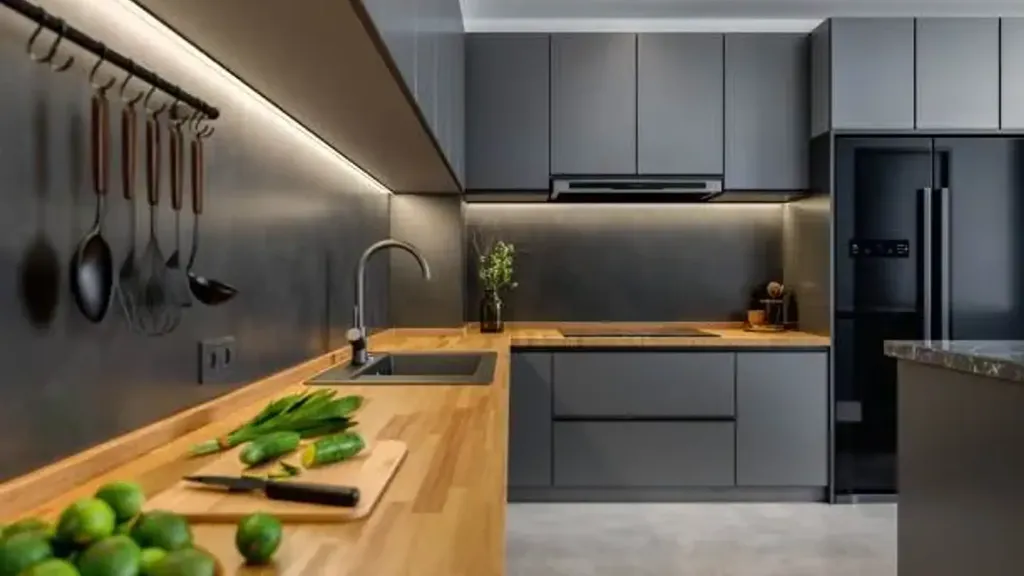 Köök - Spacious Apartment with Balconies in Modena