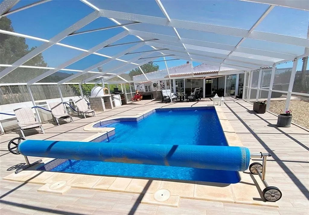 Piscine - Modern Chalet with Pool and Terrace in Huércal-Overa