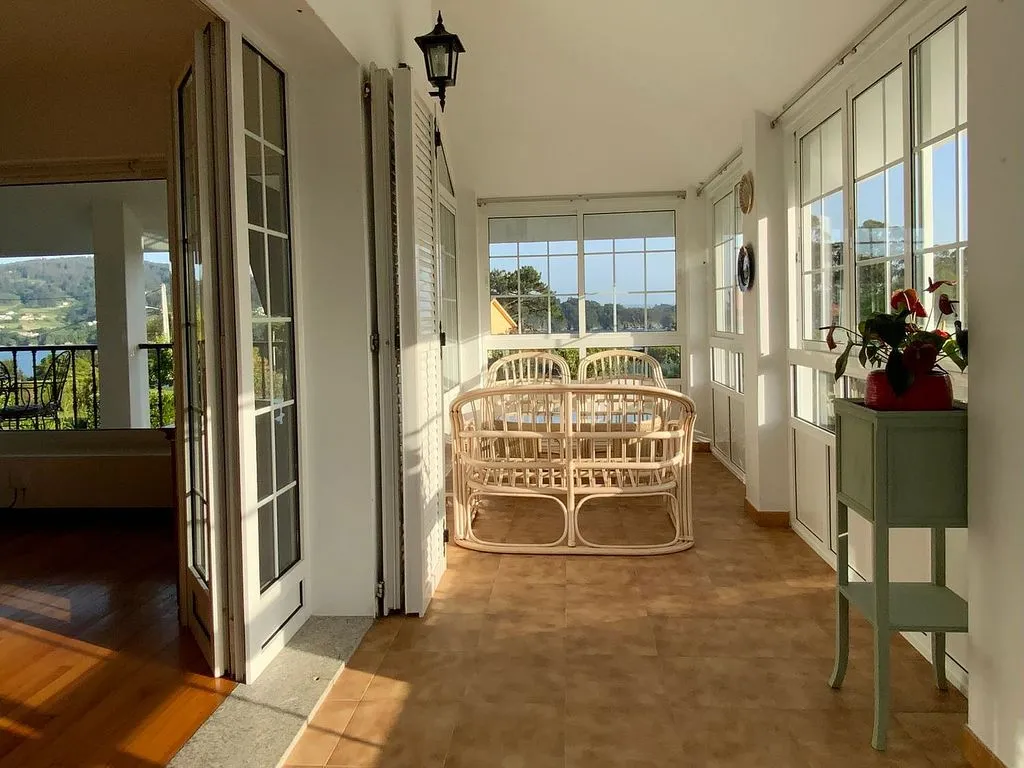 Terrasse - Chalet with Sea Views and Pool in Ares