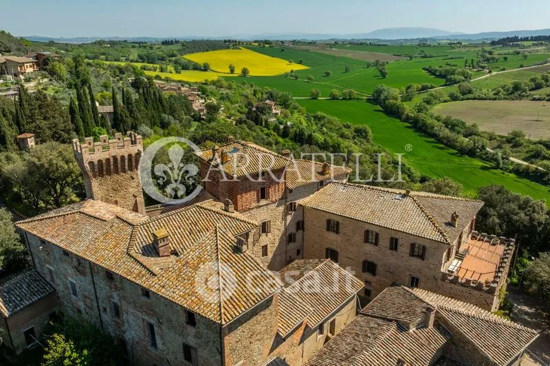 Vue aérienne - Medieval Castle with Garden in Marsciano
