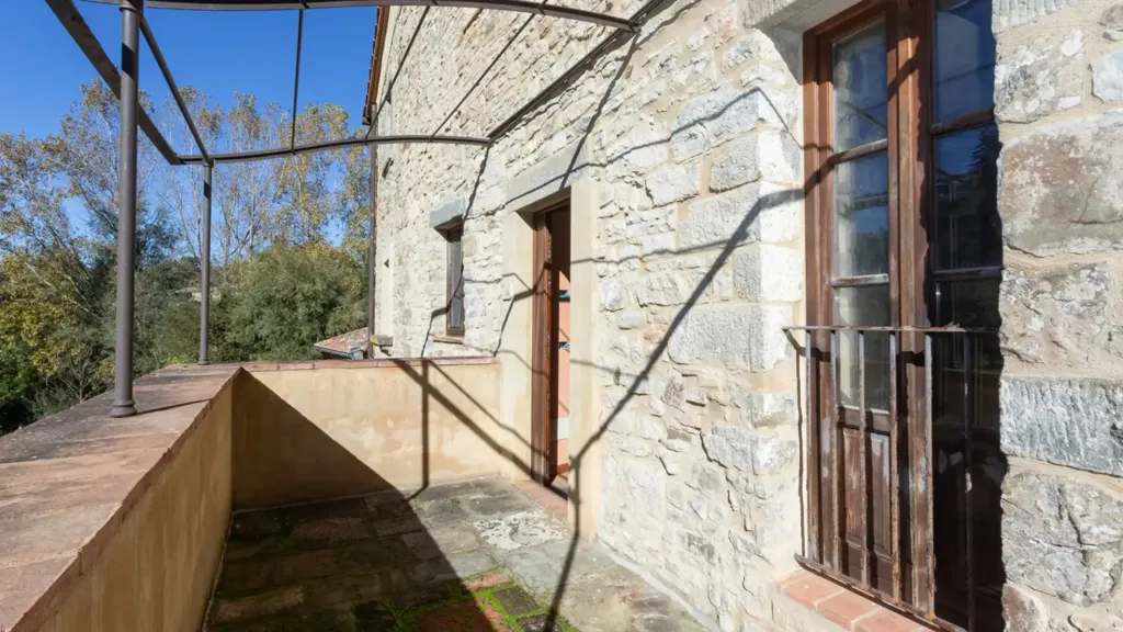 Terrace - Casale with Pool in Gaiole in Chianti