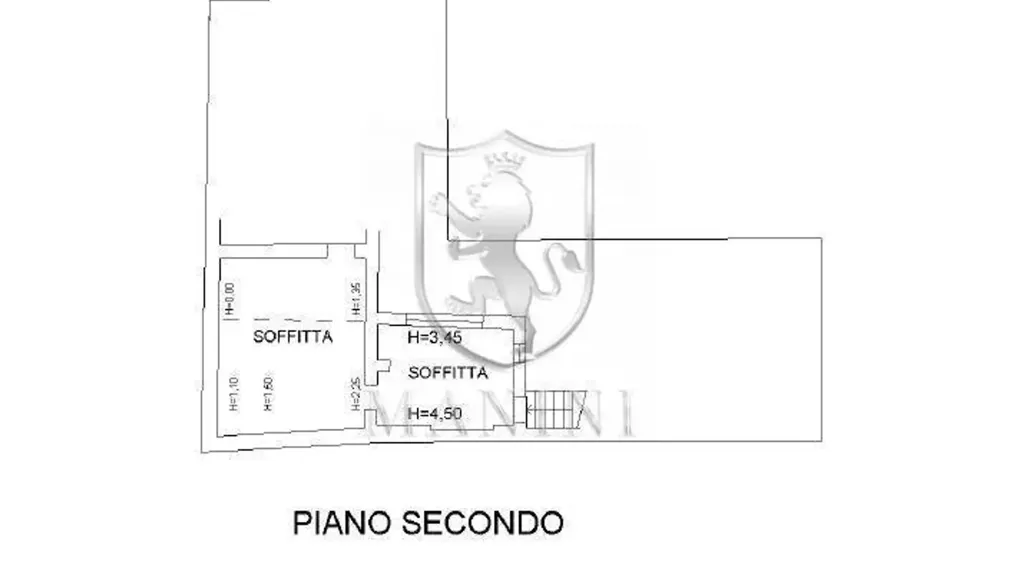 Plan - Historic Castle with Garden in Sinalunga