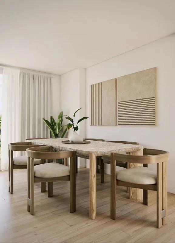 Dining Room - New Flat with Pool in Sagunto
