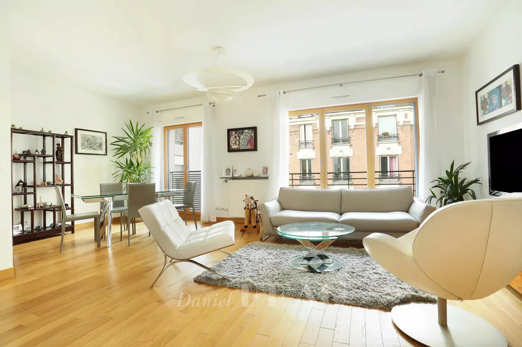 Séjour - Duplex avec Vue Tour Eiffel à Paris XVe - Dupleix
