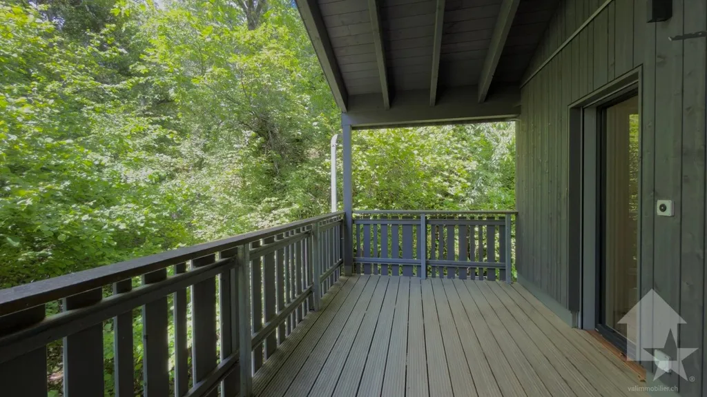 Balcon - Villa with Mountain View in Chamoson