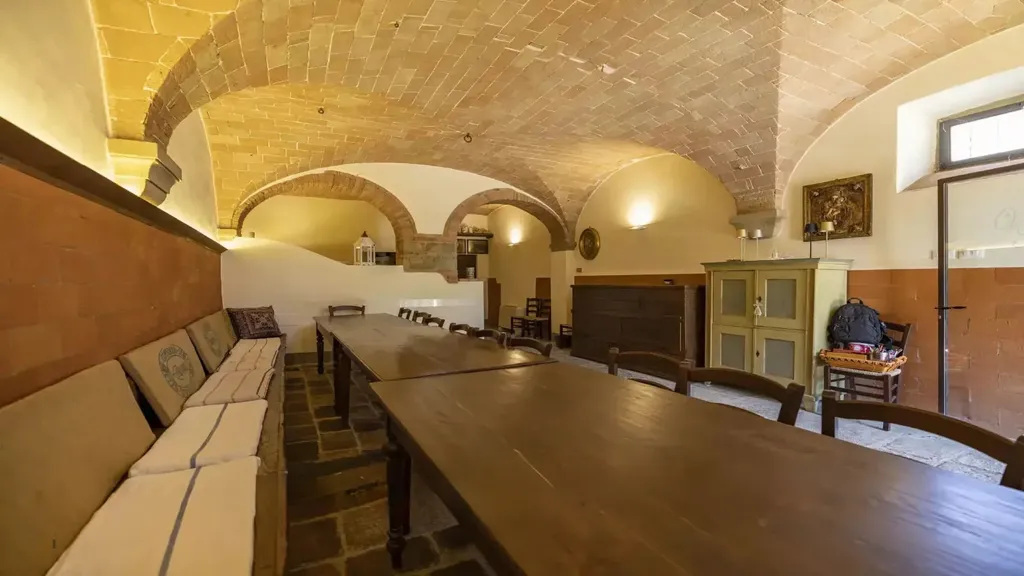 Sala da pranzo - Historic Hamlet with Pool in Anghiari