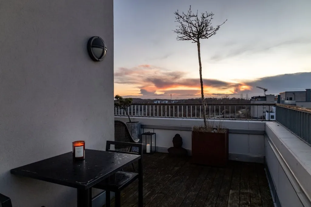 Terrasse - Modern Two-Bedroom Flat with Dual Terraces in Malmö