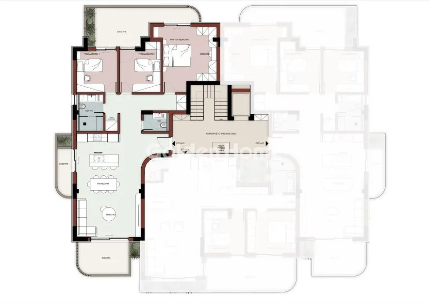 3-toaline korter asukohas GR