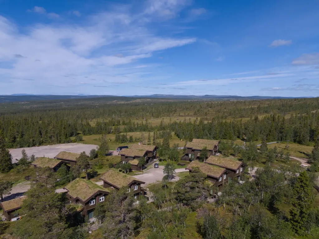 Vue aérienne - Apartment with Mountain View in Lofsdalen