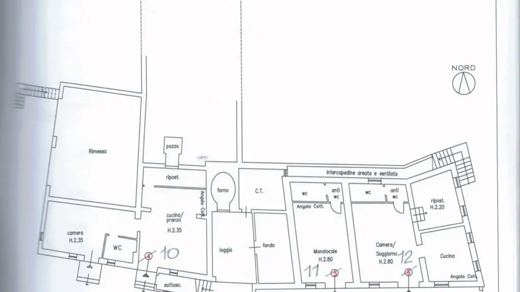 Plan - Characteristic Farmhouse with Pool in Perugia