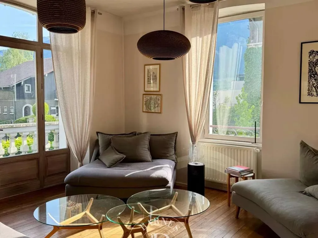 Living Room - Traditional House with Mont-Blanc Views in Sallanches