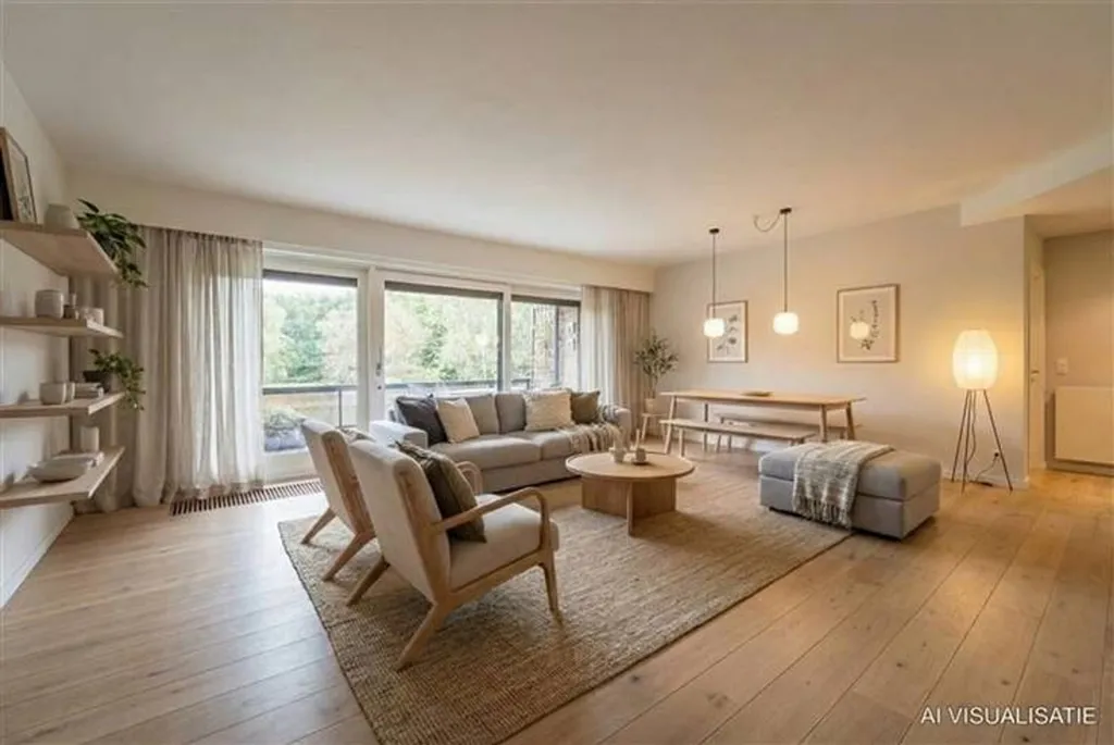 Séjour - Appartement Villa-Remplaçant avec Vue sur le Domaine à Schoten