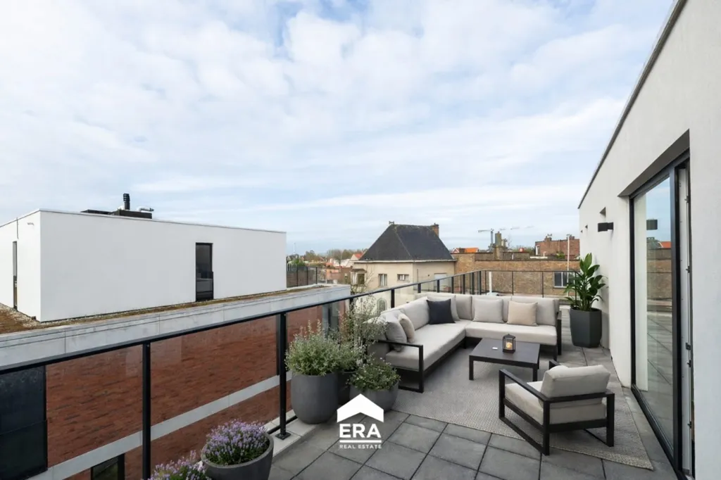 Terrasse - Appartement Neuf avec Terrasse à Eeklo
