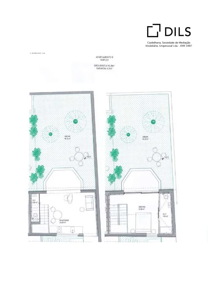 Plaan - Duplex Apartment with Private Garden in Matosinhos