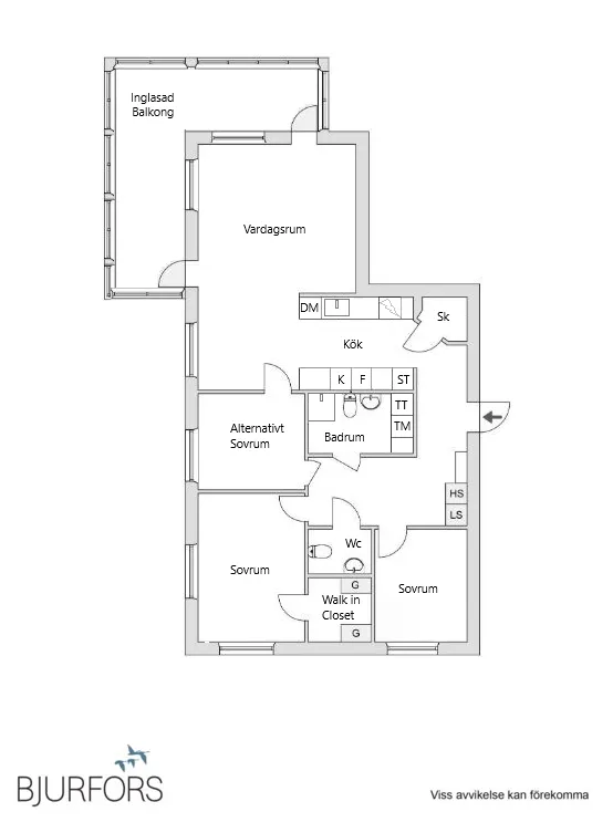 Plaan - Modern Apartment with Balcony in Sörböle